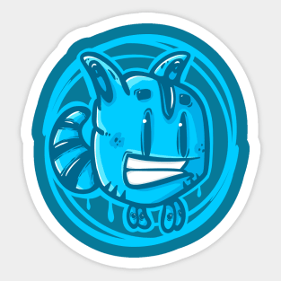 blue bug Sticker